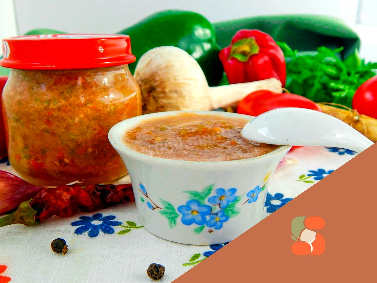 Аджика сладкая на зиму