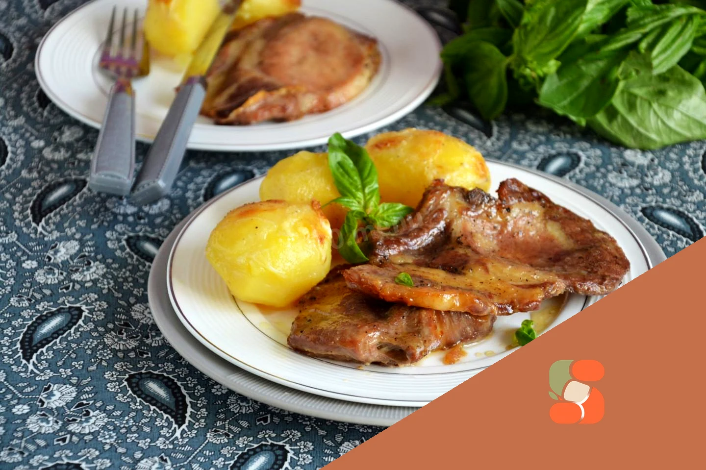 Антрекот зі свинини у духовці