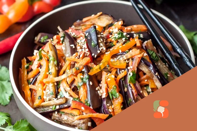 Баклажаны маринованные с чесноком и морковью на зиму