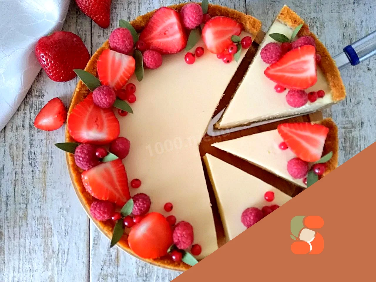 Чізкейк із сирним сиром з випічкою