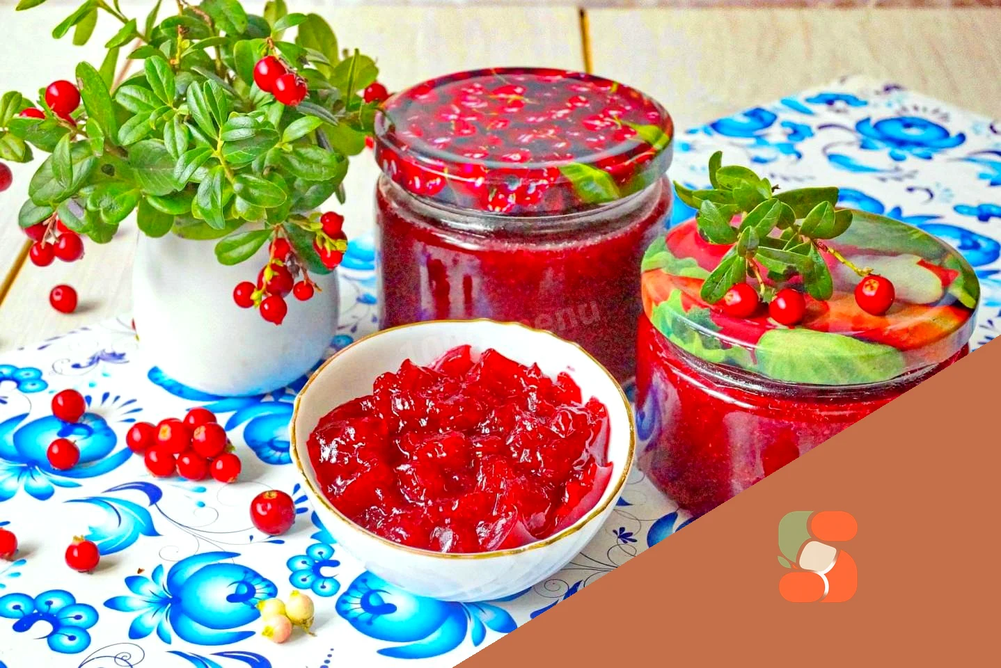 Джем из брусники на зиму
