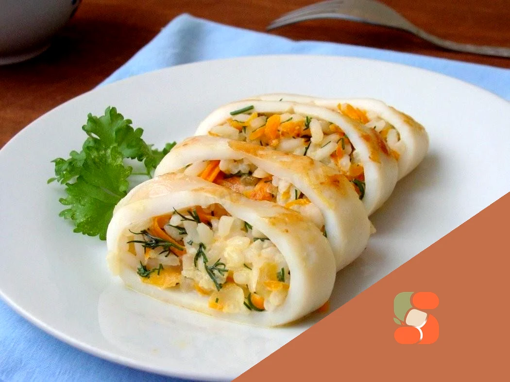 Фаршировані кальмари в мультиварці