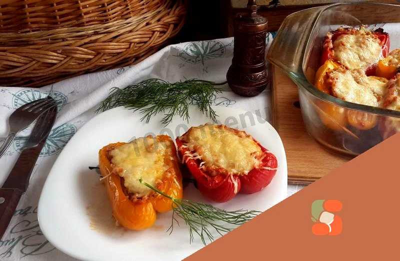Фаршированный сладкий перец без риса