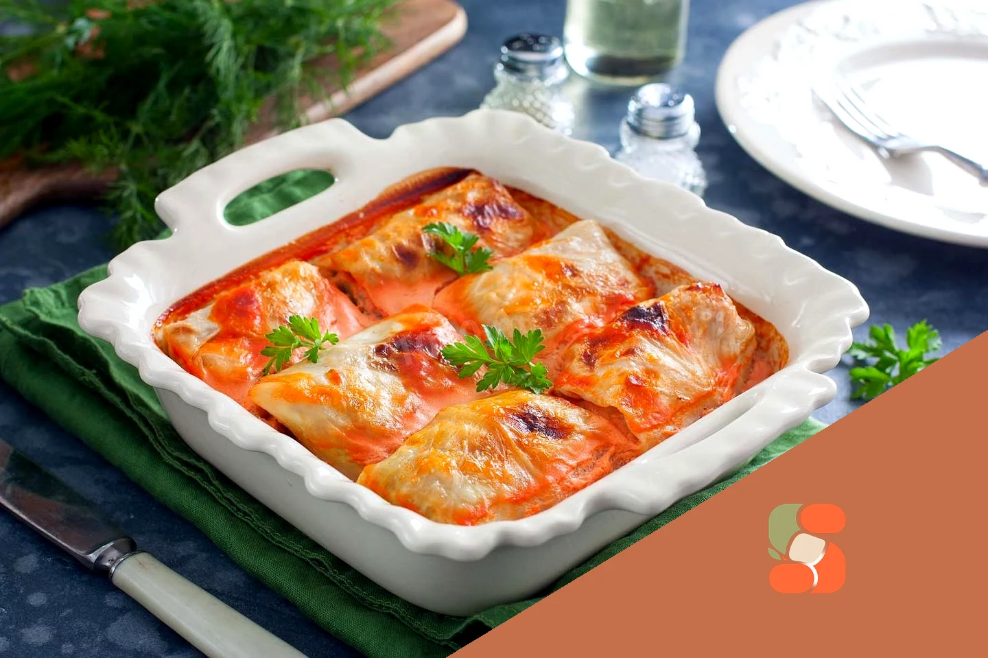 Голубці з капустою та фаршем у духовці