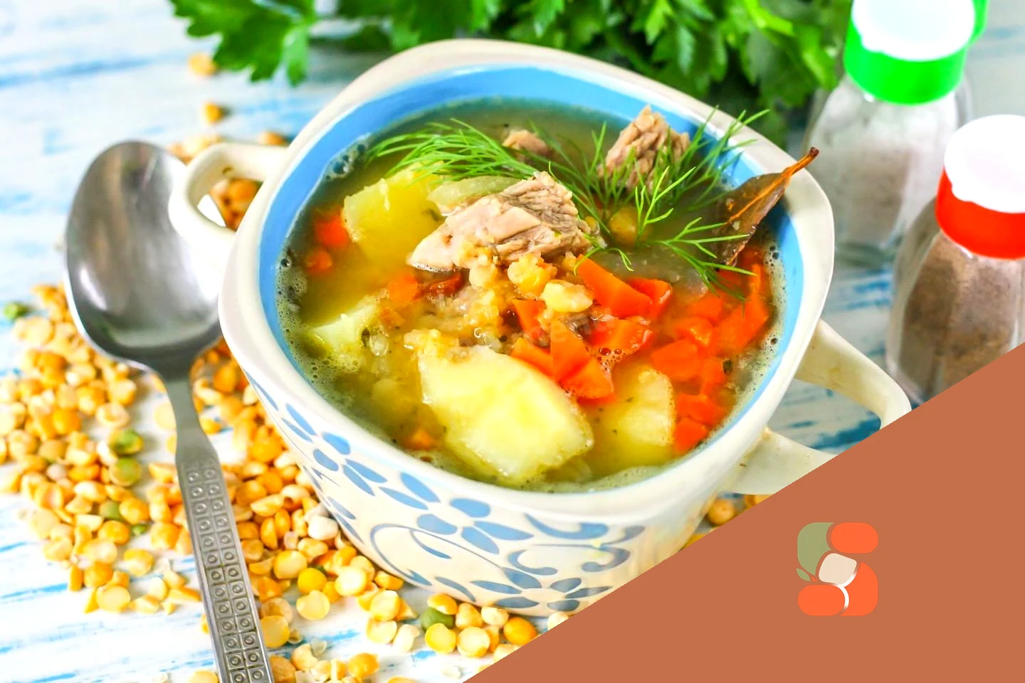 Гороховий суп з яловичиною