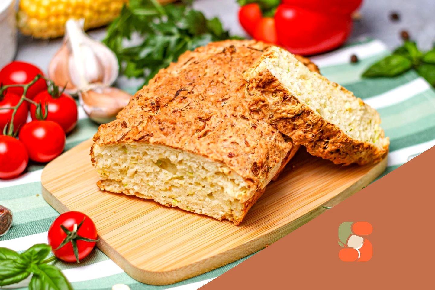 Кабачковый хлеб из кабачков и творога