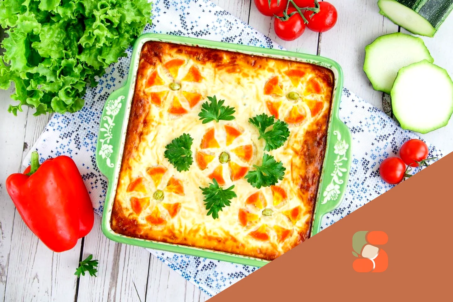 Кабачки с рисом в духовке