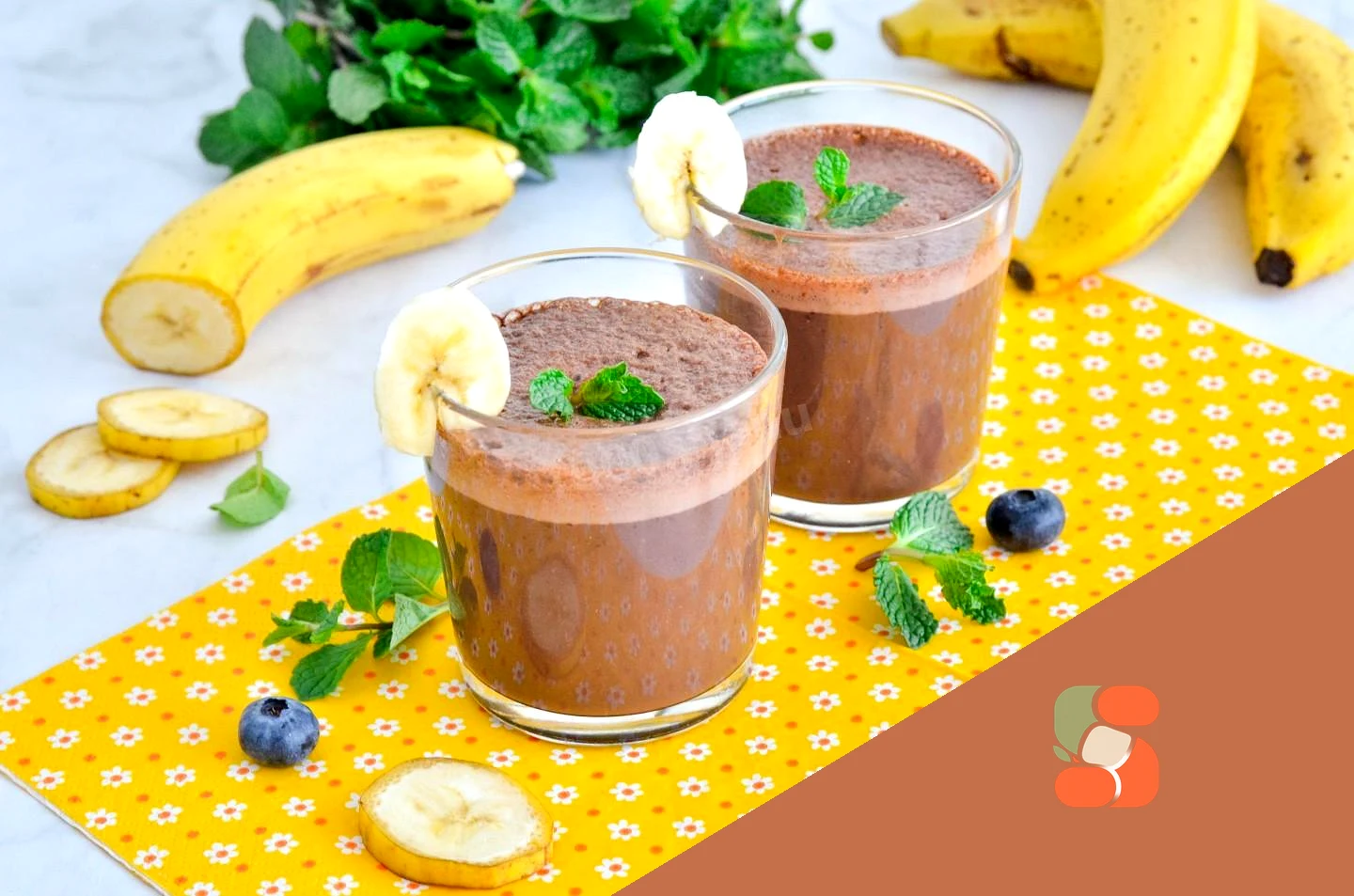 Какао з бананом