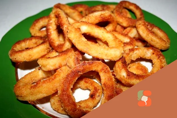 Кальмари кільцями у пивному клярі