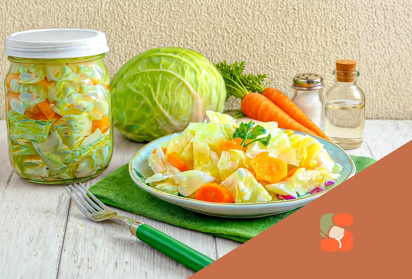 Капуста маринованная в банке на зиму