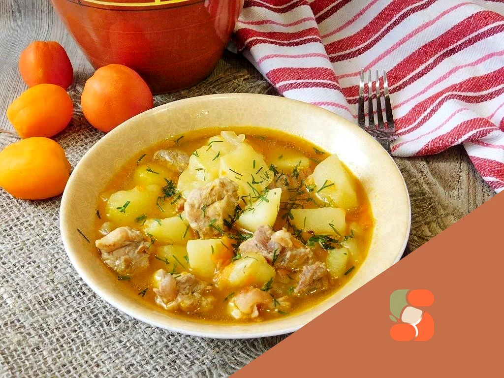 Картопляний соус з м'ясом