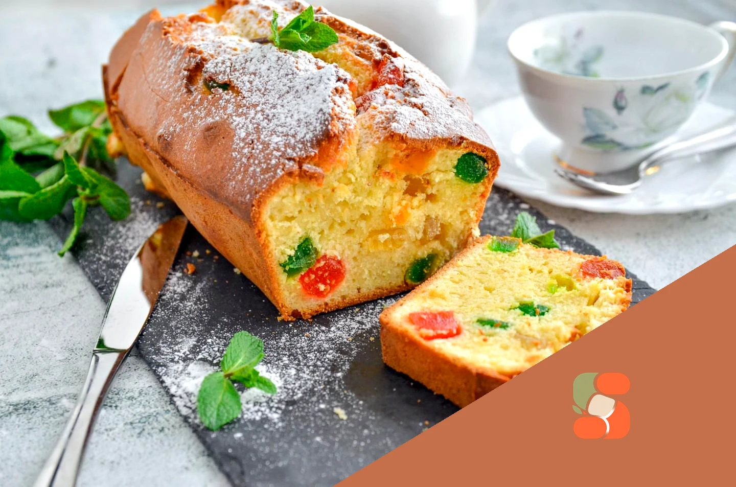 Кекс з цукатами в духовці