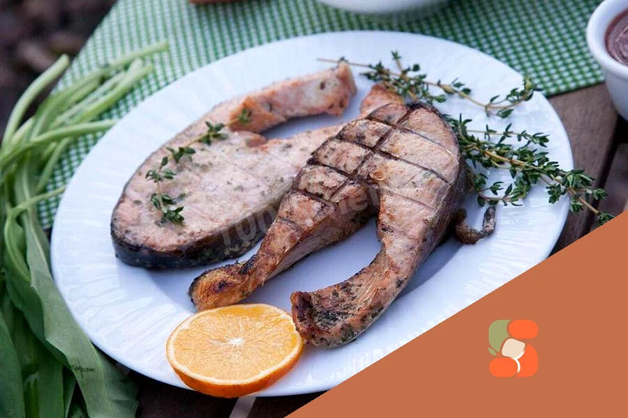 Кета на грилі