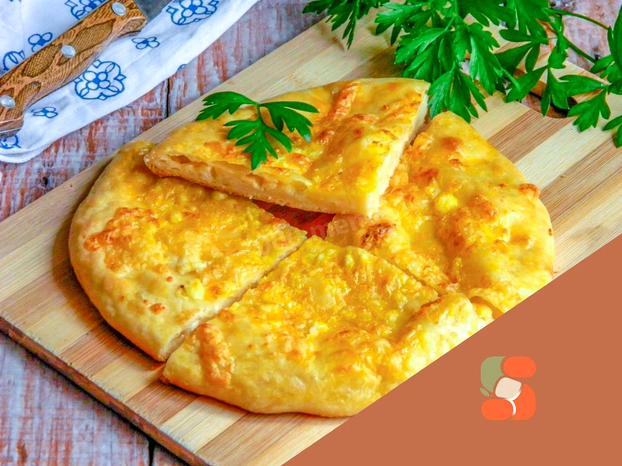 Хачапурі з сиром на кефірі у духовці