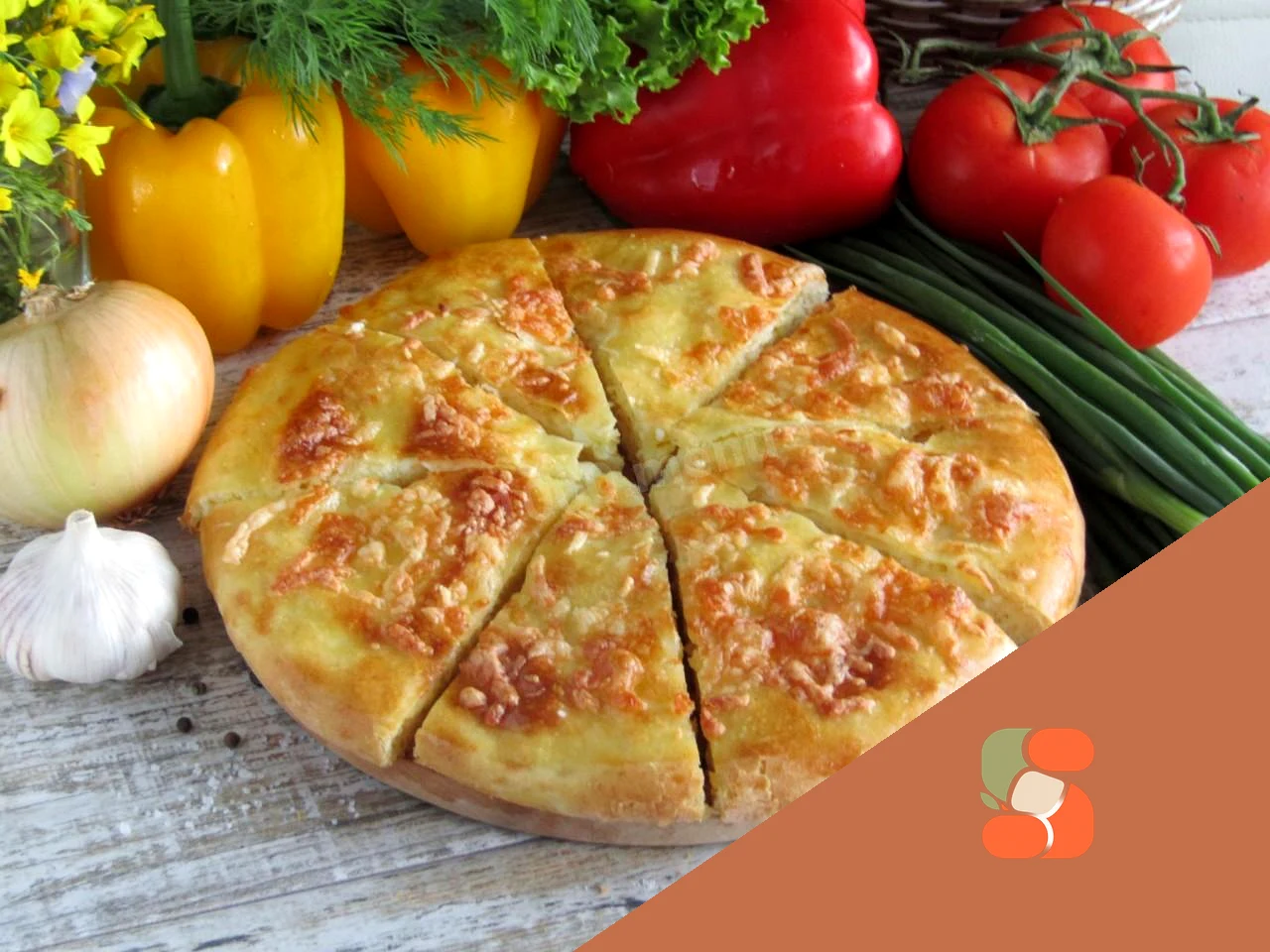 Хачапурі із дріжджового тіста з сиром у духовці