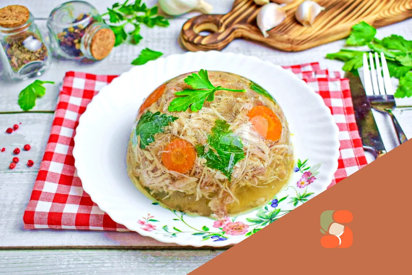 Холодець з рульки свинячої та курки