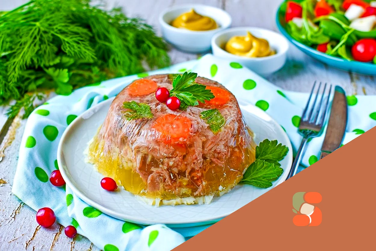 Холодець зі свинини та яловичини класичний