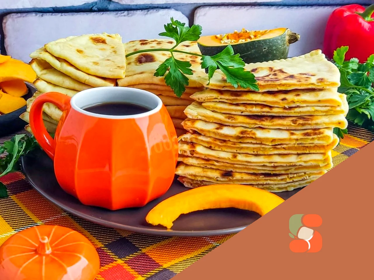 Хінгалш з гарбузом чеченські коржики