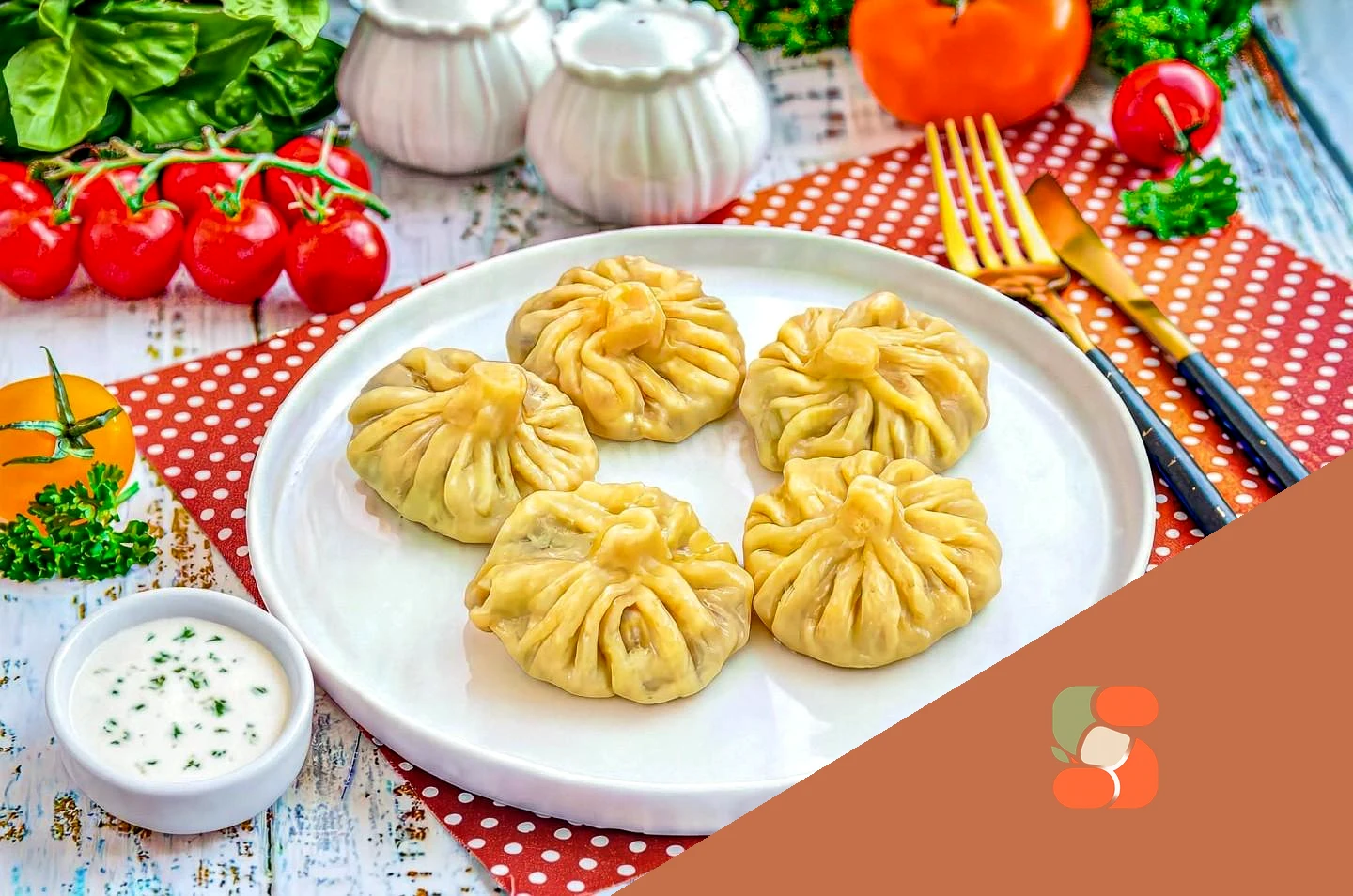 Хинкали с грибами