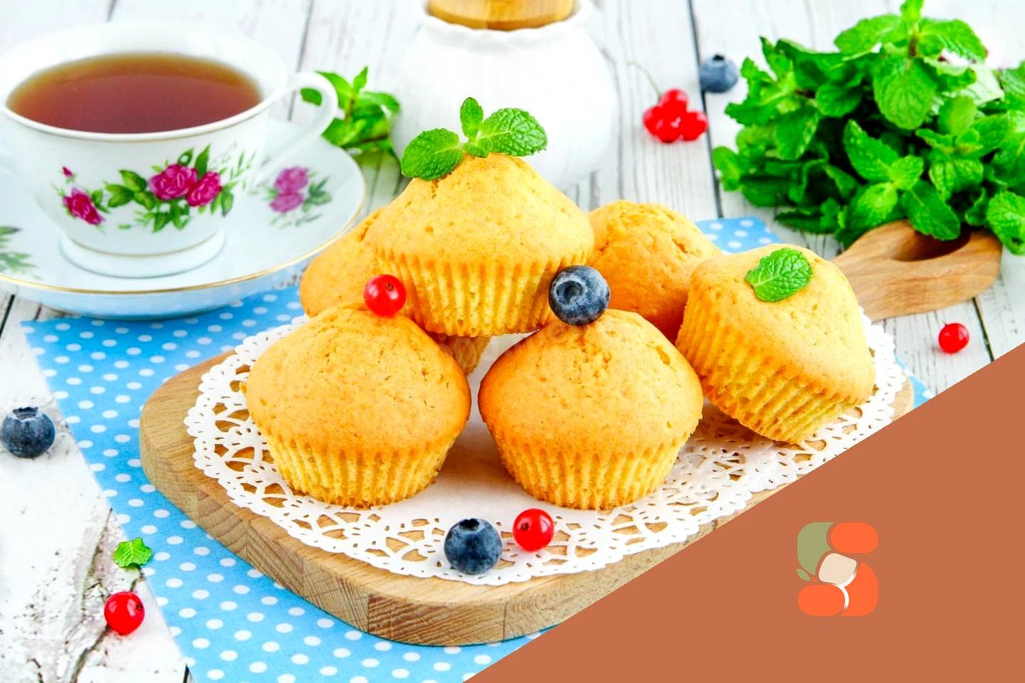 Класичні кекси у формах