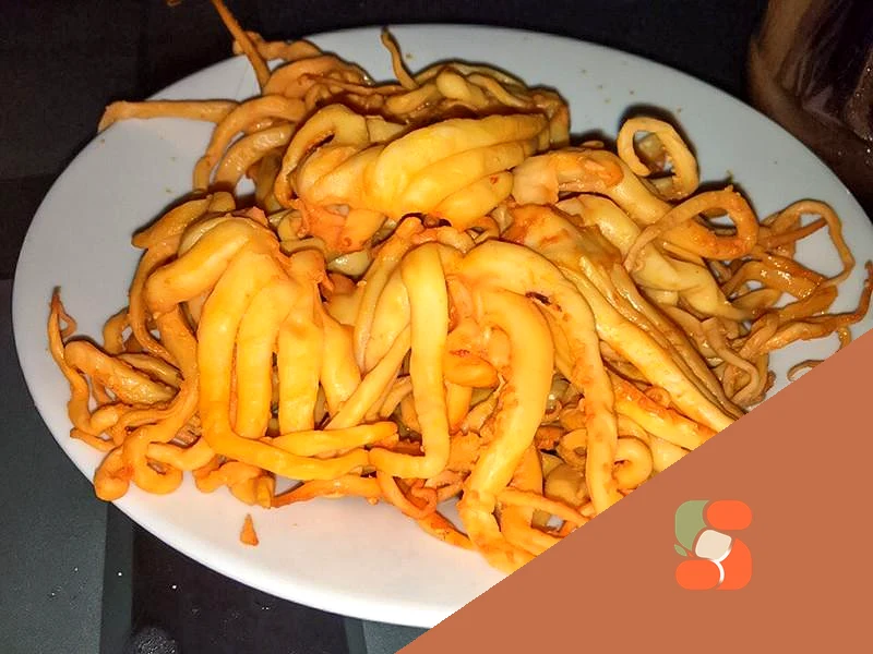 Копчені щупальця кальмара