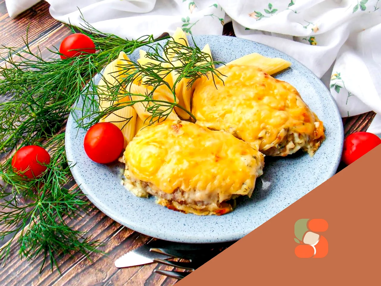 Котлети з фаршу в духовці із сиром