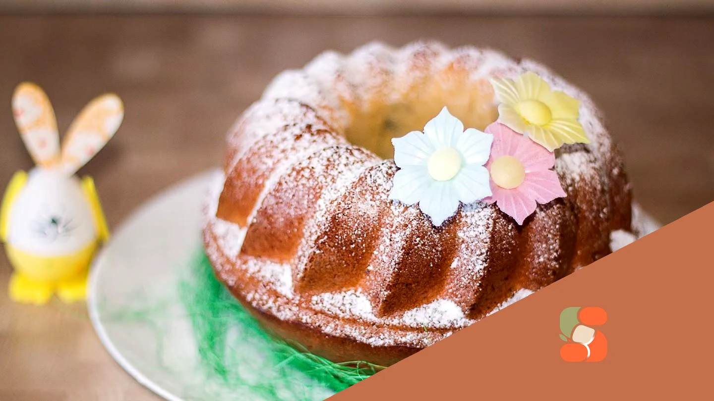 Паска кексова великодня без дріжджів