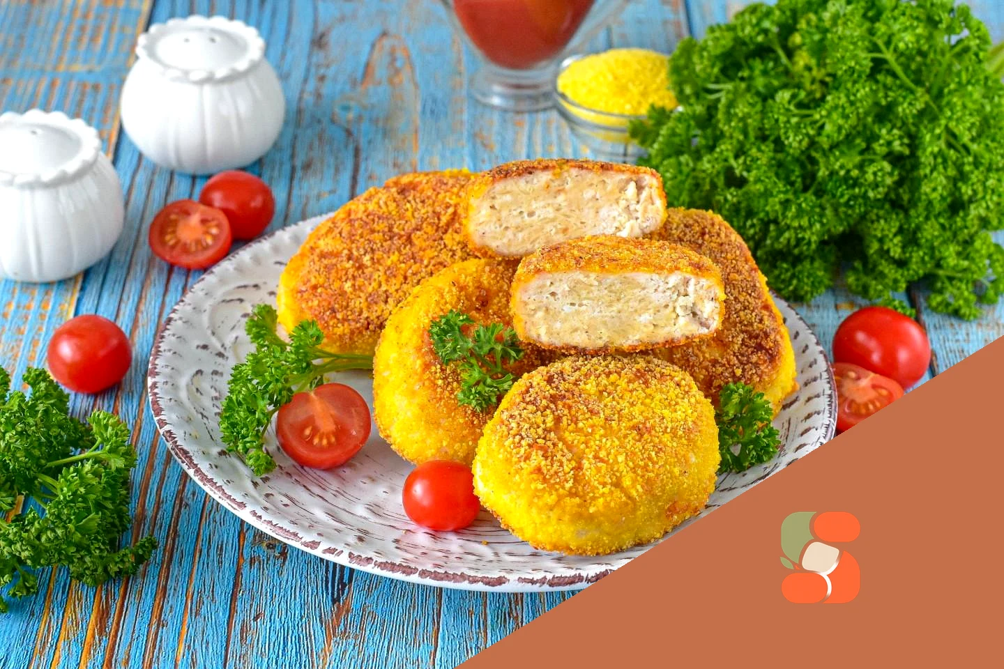 Курячі котлети в паніровці