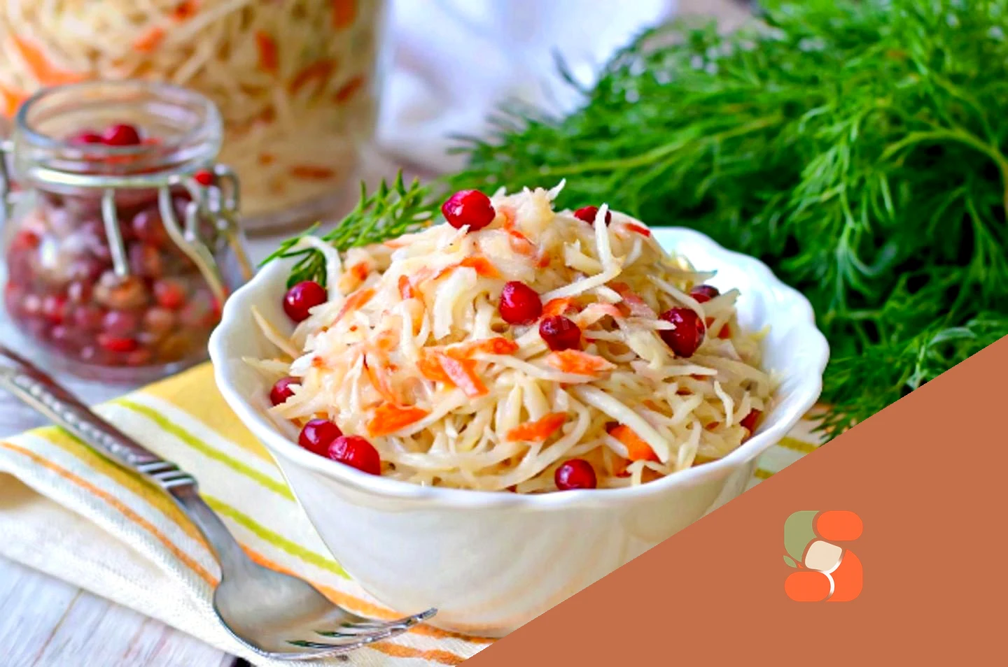 квашеная капуста с клюквой