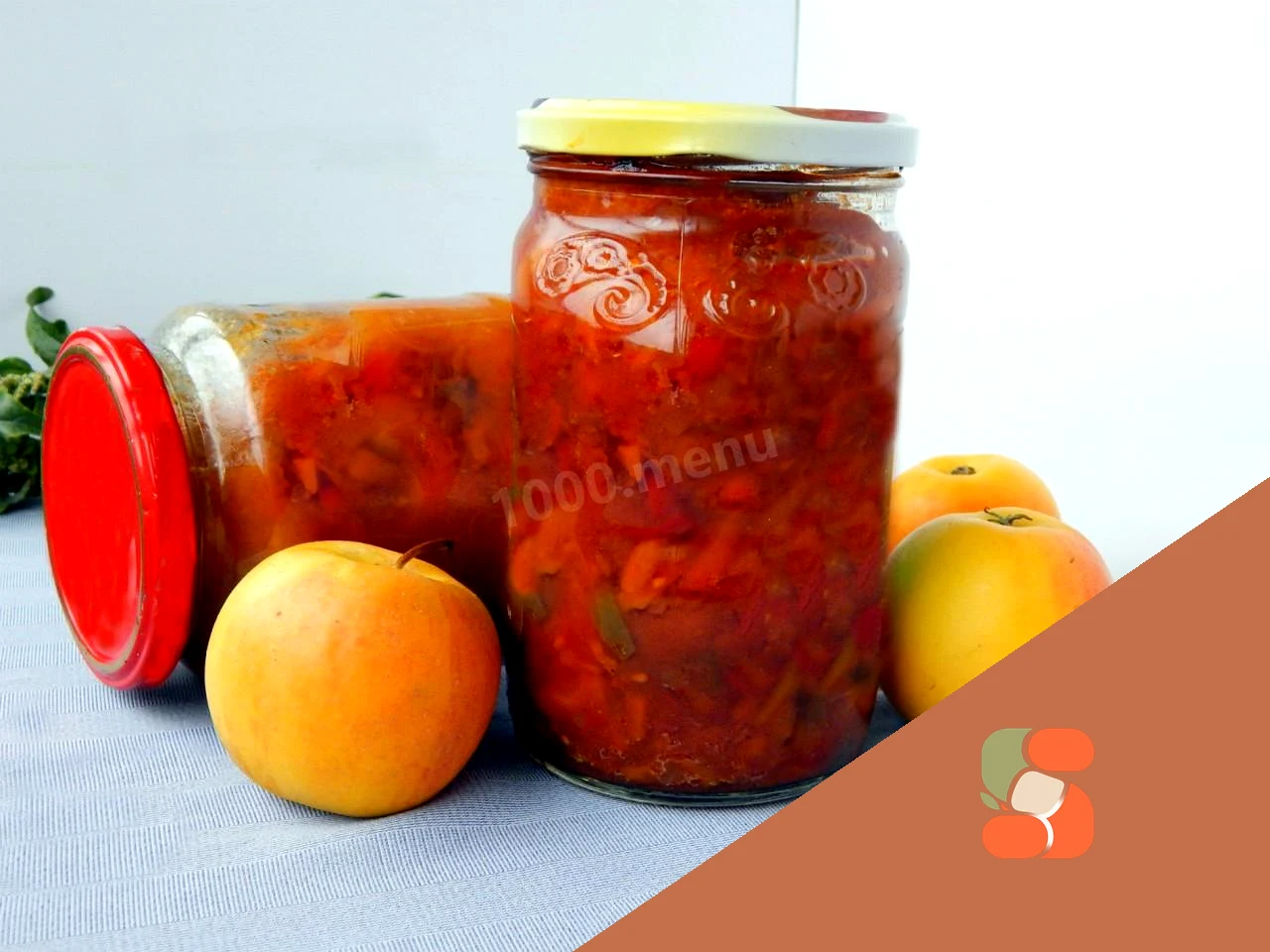 Лечо с яблоками