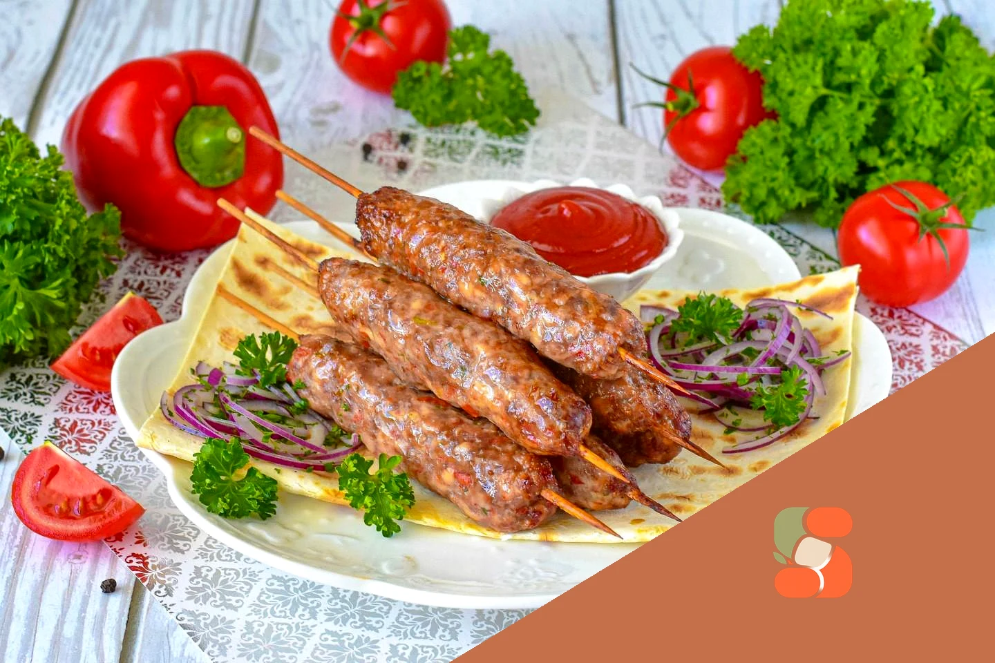 Люля кебаб в аэрогриле