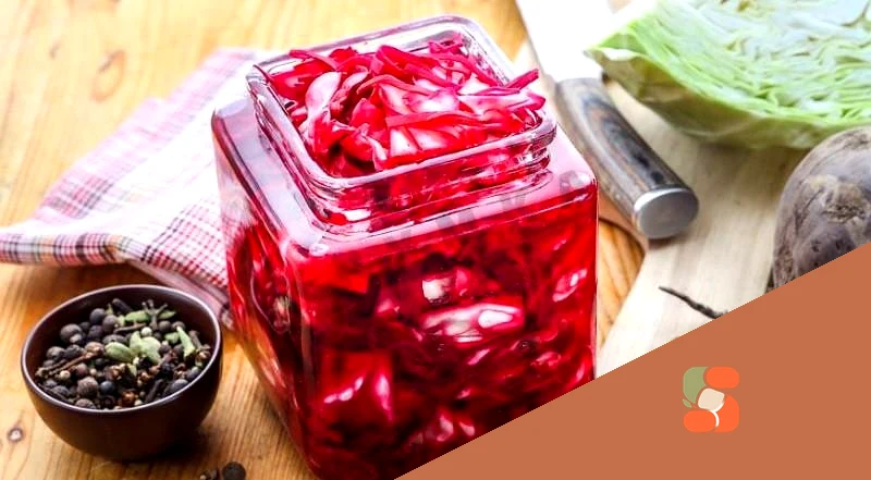 Маринованная капуста со свеклой по-грузински на зиму