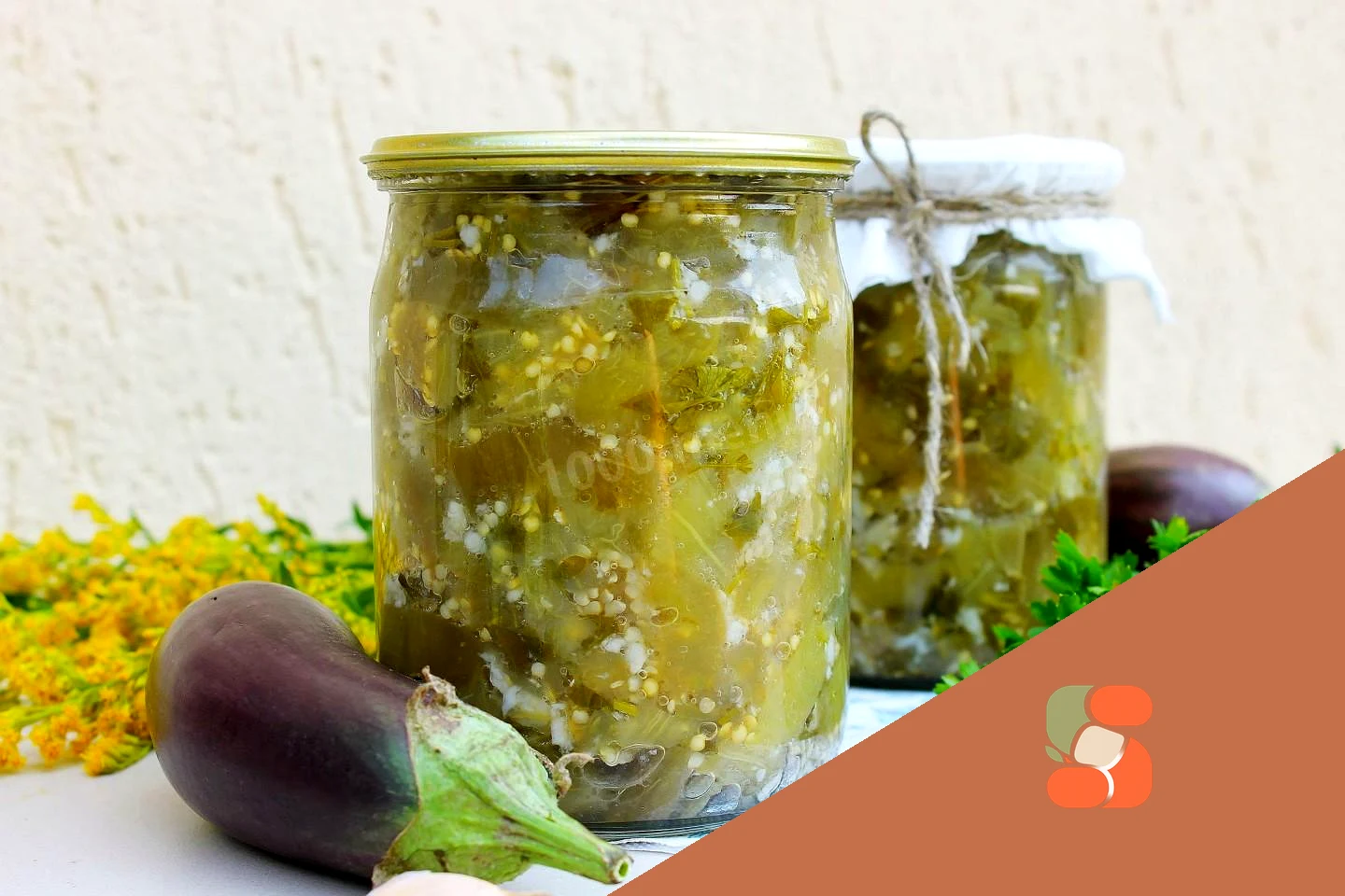Маринованные баклажаны с чесноком и зеленью на зиму