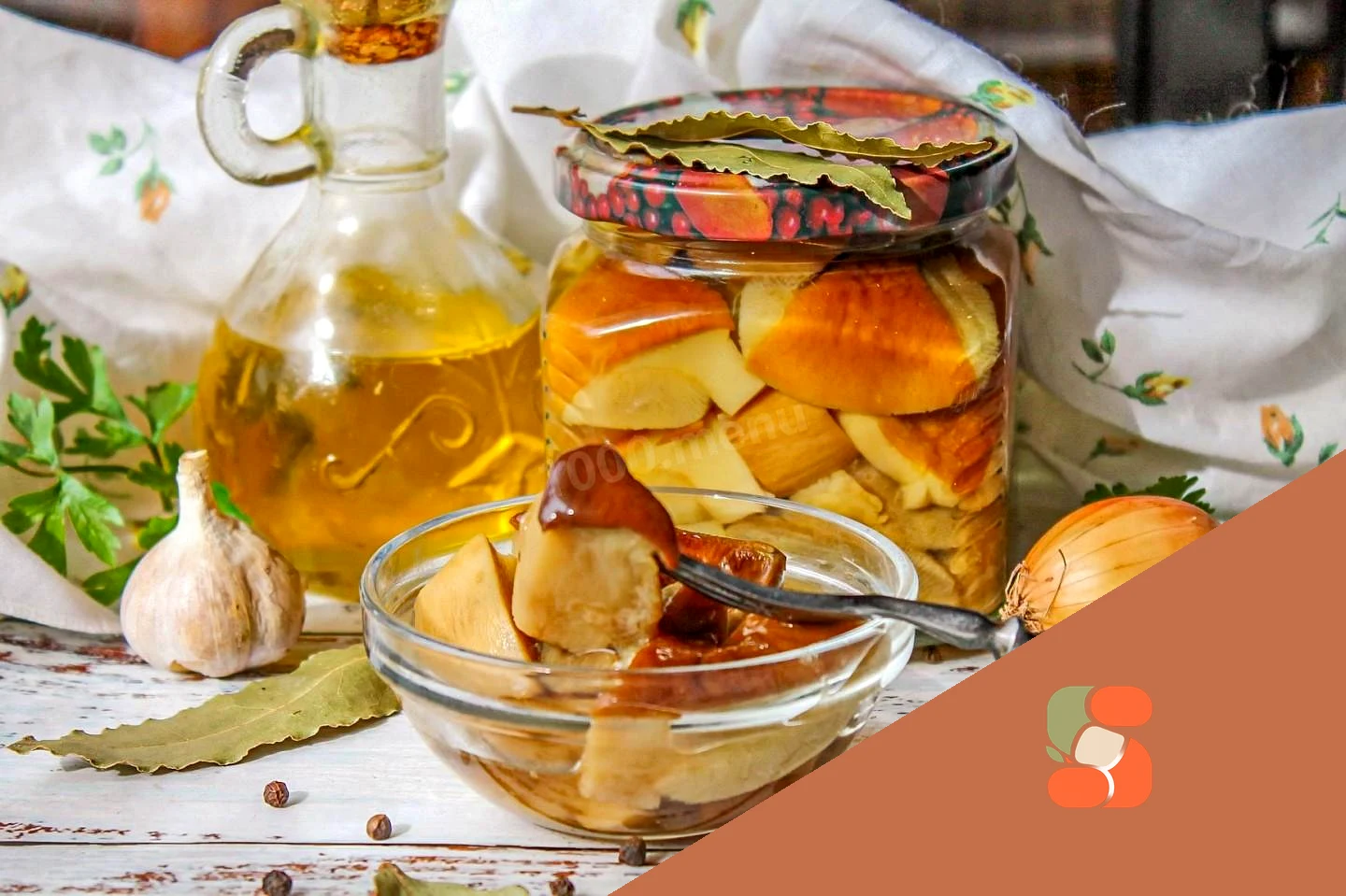 Маринованные белые грибы на зиму без уксуса