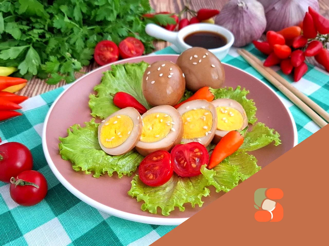 Мариновані яйця в соєвому соусі