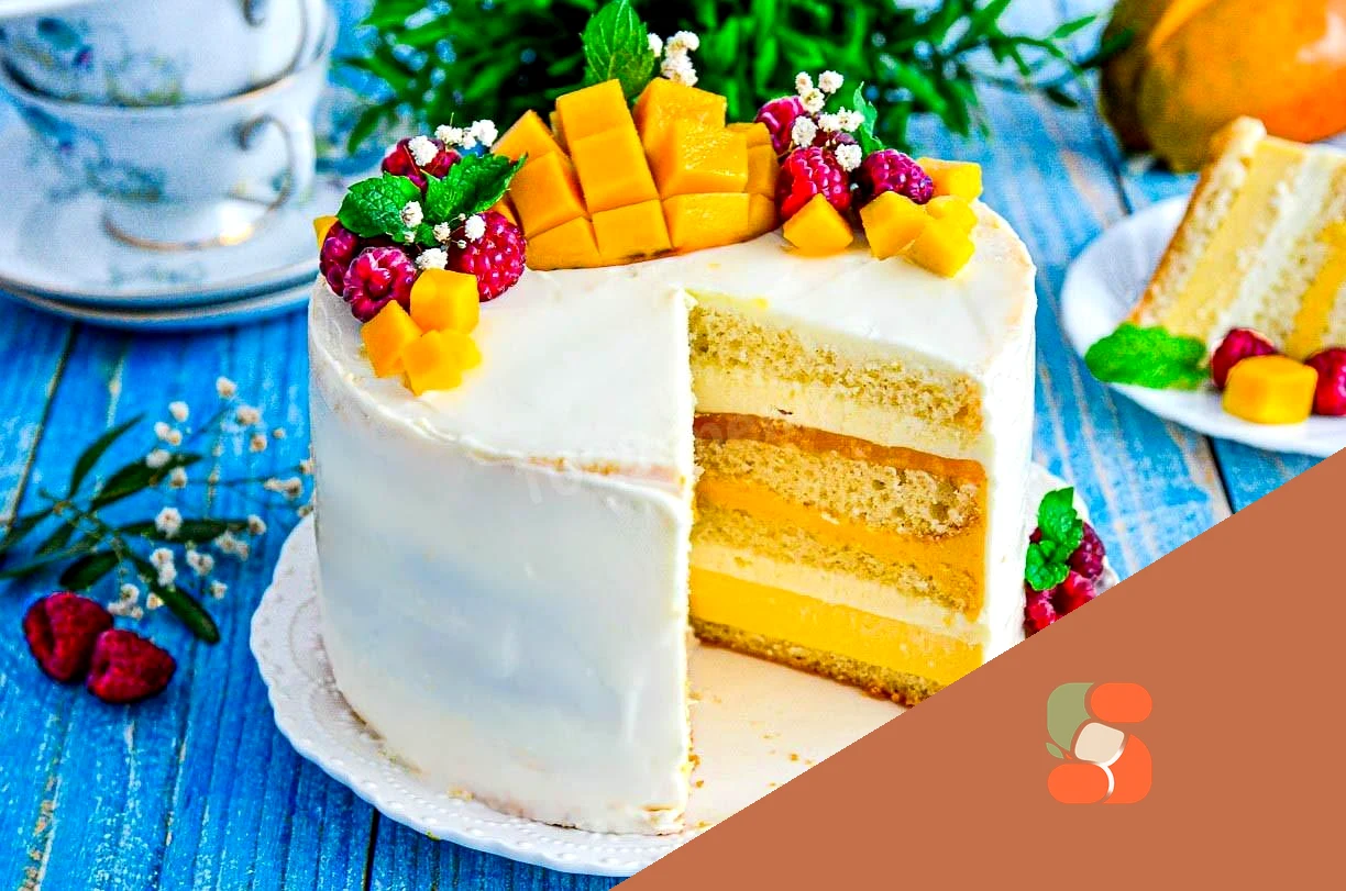 Мусовий торт з манго