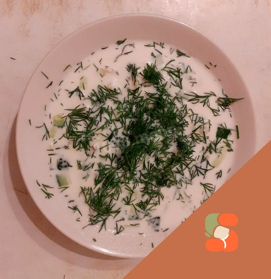 Окрошка з курячим філе