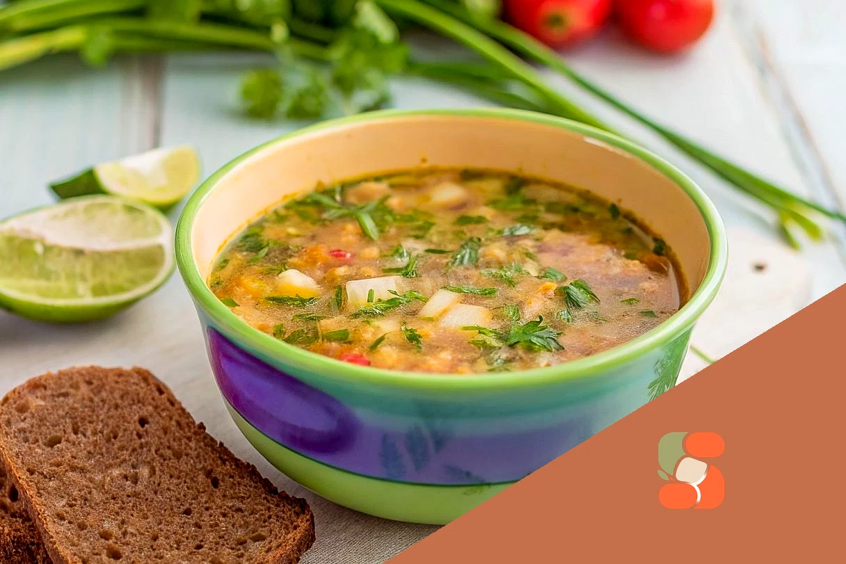 Окрошка з кількою в томатному соусі