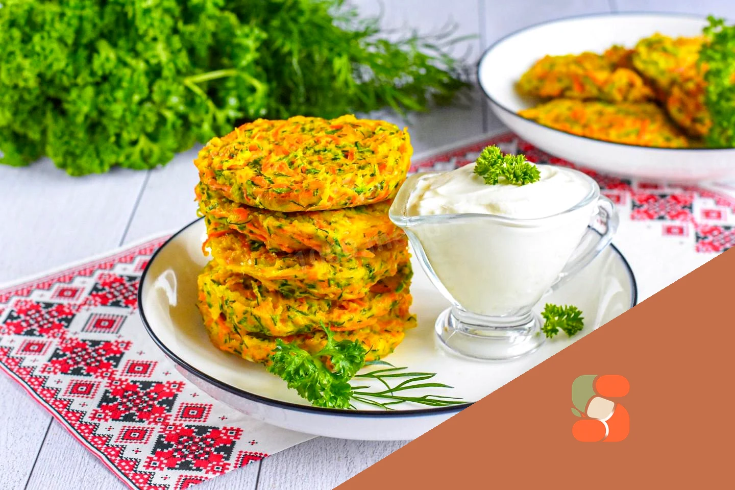 Оладки з кабачків у духовці пишні