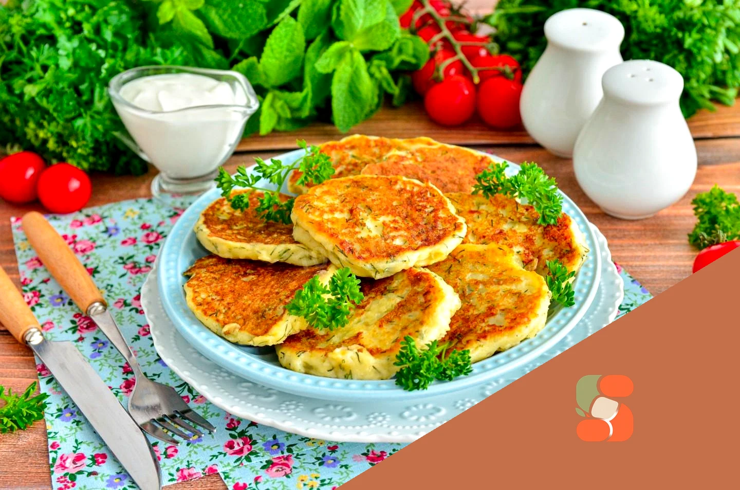 Оладьи из картофельного пюре на сковороде