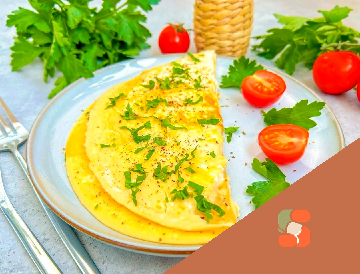 Омлет без олії на сковороді