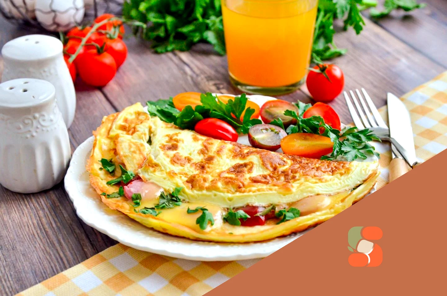 Омлет ситний сніданок на швидку руку