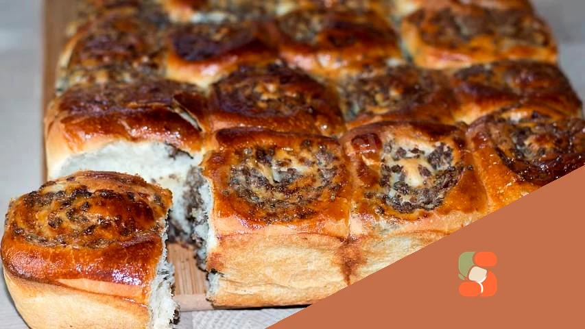 Оригинальный пирог - мясные синнабоны