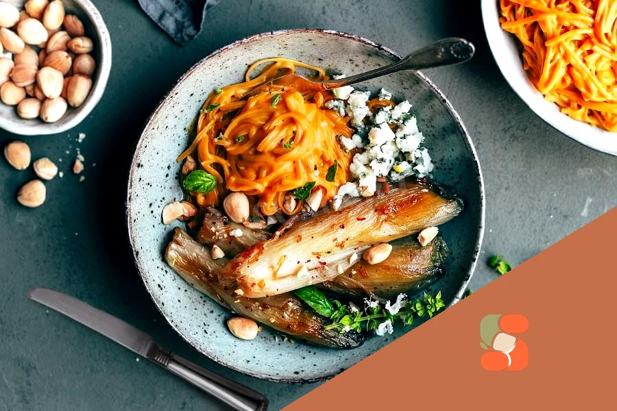 Паста з карамелізованим ендивієм