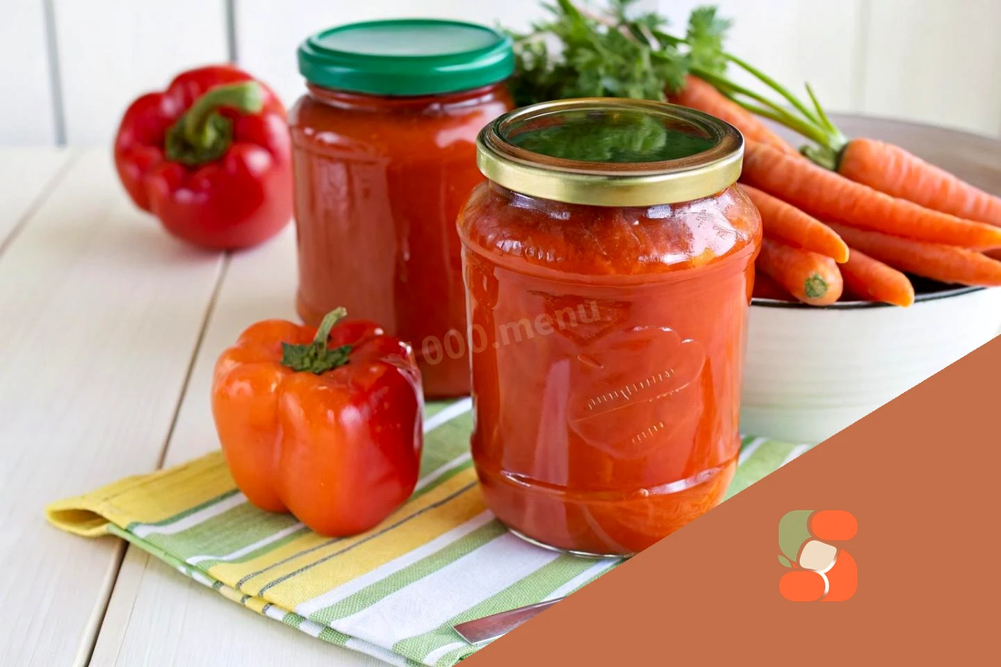 Перец фаршированный морковью на зиму