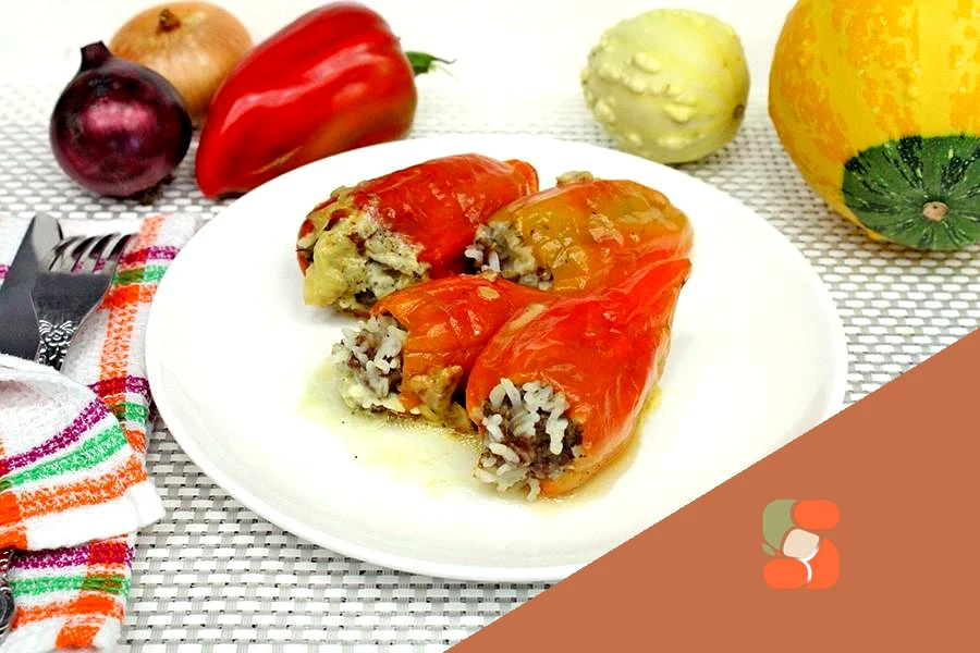 Перец фаршированный мясом в мультиварке