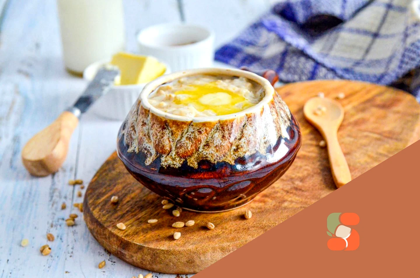 Перлова каша на молоці