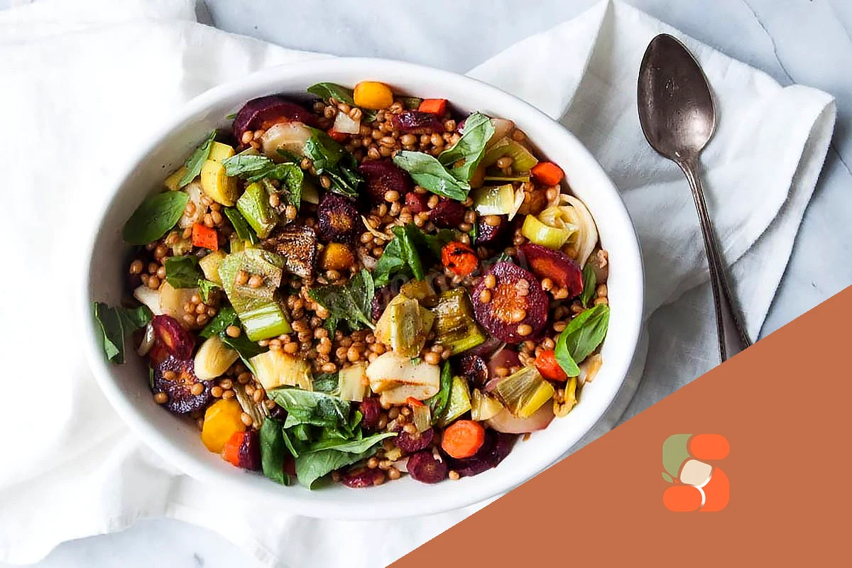 Полба з овочами