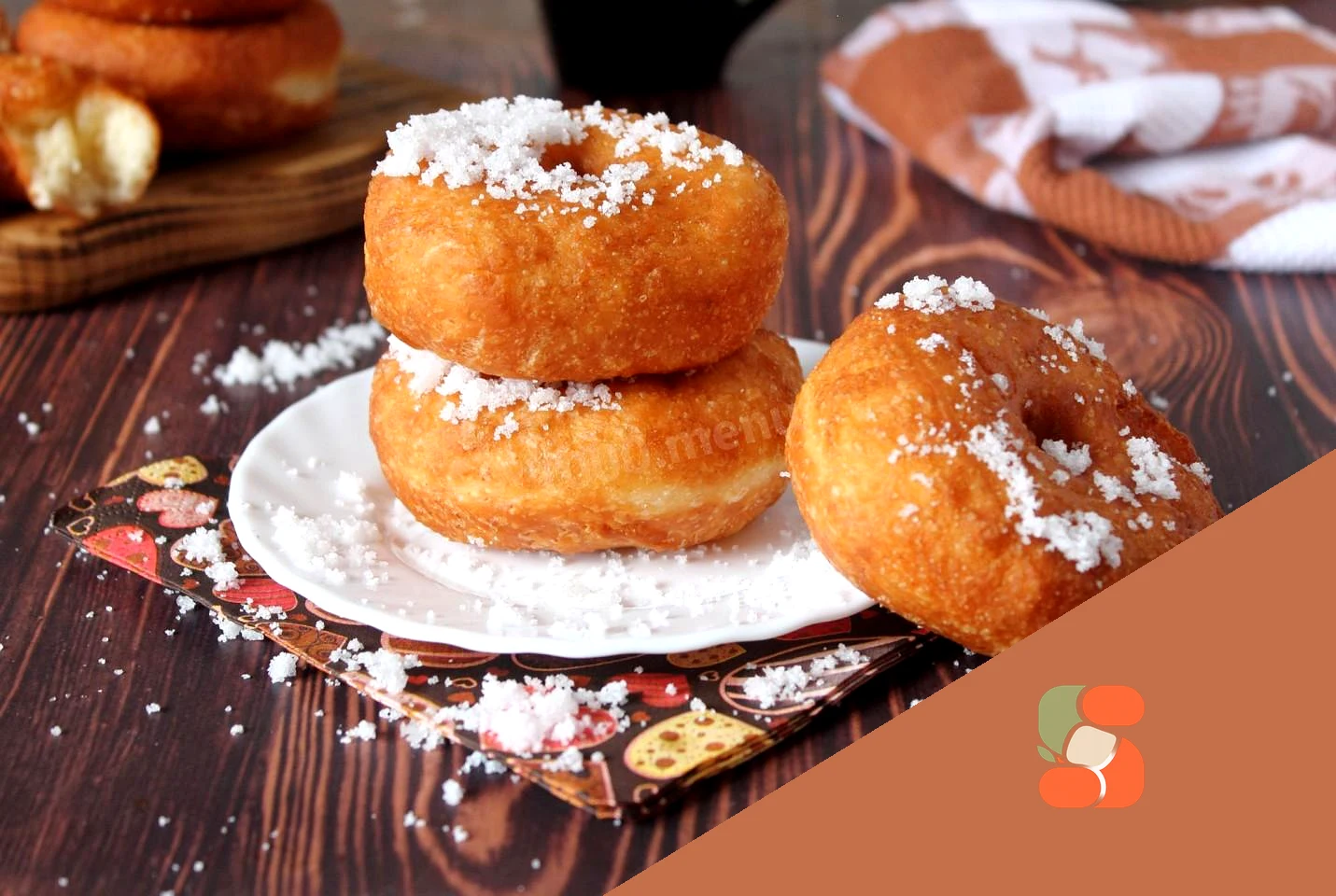 Пончики смажені в солодкій олії