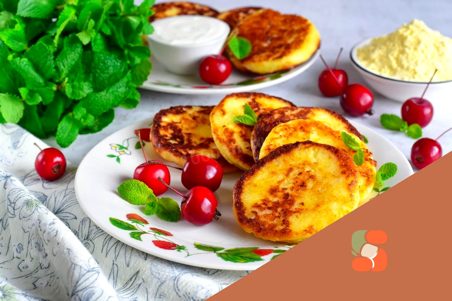 ПП сирники із сиру на сковороді